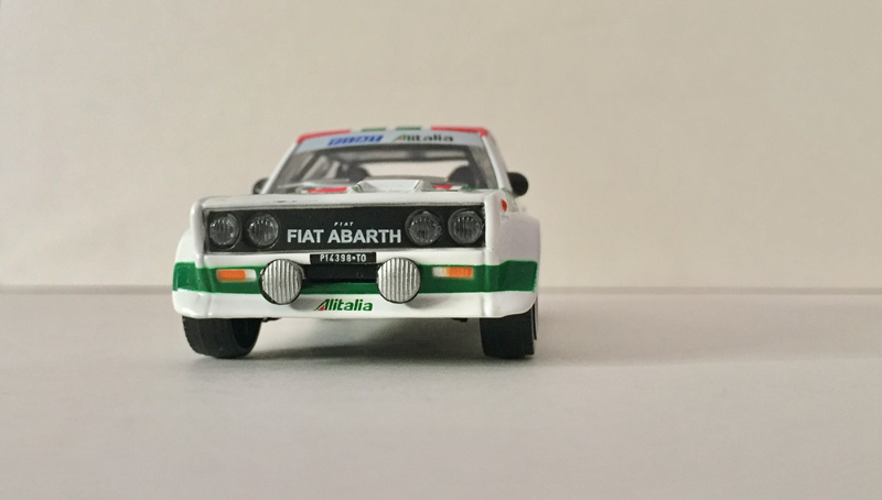Illustration for article titled Spaghetti Sunday - Fiat 131 Abarth 1/43 by Burago